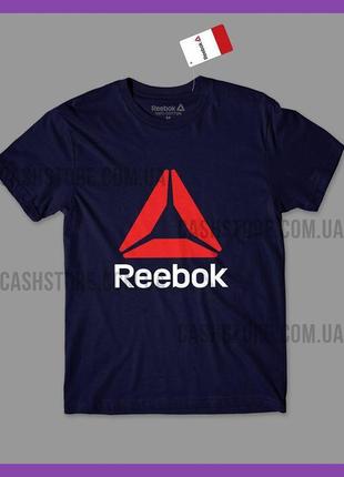 Футболка reebok 'wor cs graphic' з биркою | рібок | темно-синя