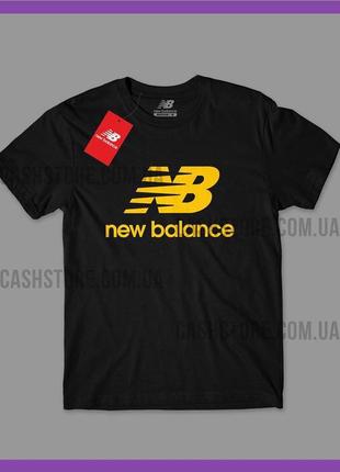 Футболка new balance 'essentials stacked logo' з биркою | нью ...