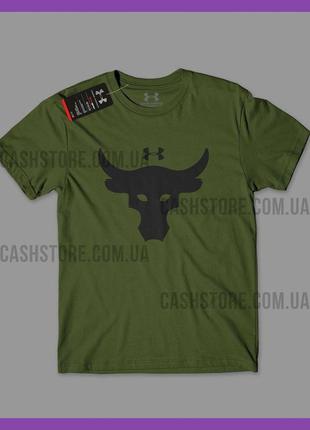 Футболка under armour 'project rock brahma bull' з биркою | ан...