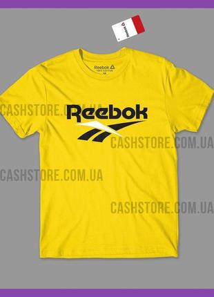 Футболка reebok 'classics vector' з биркою | рібок | жовта