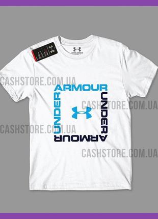 Футболка under armour 'spring box logo' з биркою | андер армор...