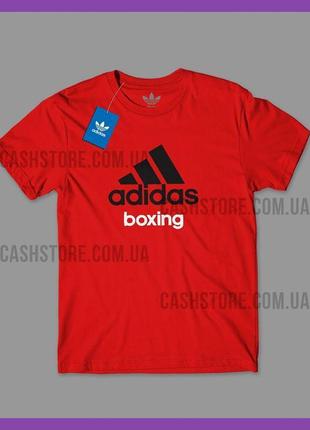 Футболка and adidas "boxing tee' з биркою | адідас | червона