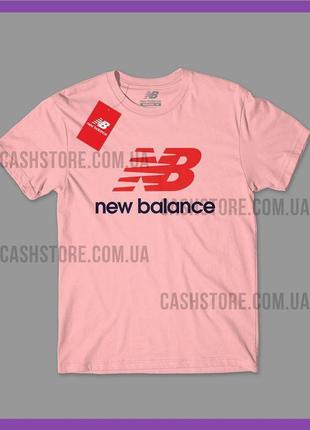 Футболка new balance 'essentials stacked logo' з биркою | нью ...