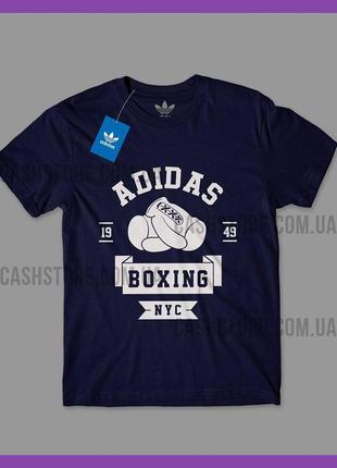 Футболка and adidas "boxing club tee' з биркою | адідас | темно-синя