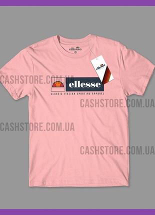 Футболка ellesse 'riveria' с биркой | элис | розовая