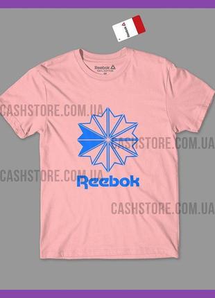 Футболка reebok 'foundation starcrest' з биркою | рібок | рожева