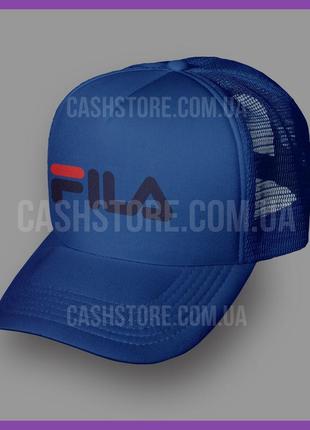 Кепка тракер fila 'classic logo' ⁇ синя