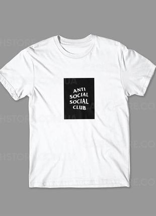 Футболка ⁇ anti social social club ⁇ ⁇ as.c ⁇ чоловіча ⁇ жіноча