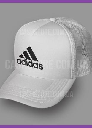 Кепка тракер adidas perfomance 'classic logo' ⁇ чорна з білим ...3 фото