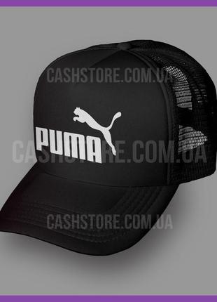 Кепка тракер puma 'ess classic logo' ⁇ чорна з білим лобом2 фото