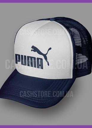 Кепка тракер puma 'ess classic logo' ⁇ чорна з білим лобом5 фото