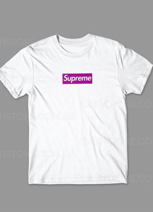 Футболка ⁇ supreme logo box ⁇ суприм ⁇ чоловіча ⁇ жіноча