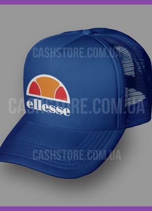 Кепка тракер ellesse 'classic logo' ⁇ чорна з білим лобом5 фото