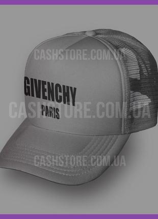 Кепка тракер givenchy paris 'classic logo' | сіра