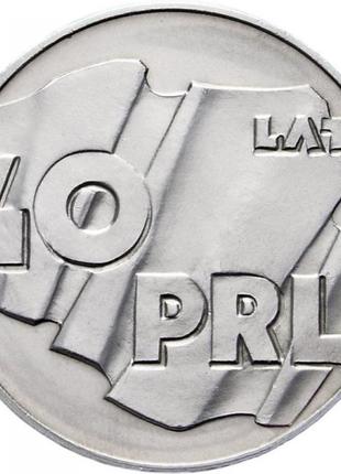 Польська - польща ≥ народна республіка 100 златих 1984 40 років утворенню польської народної республіки no1858