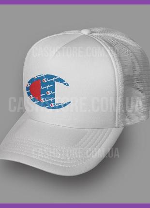 Кепка тракер champion 'usa logo' ⁇ біла