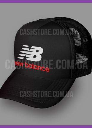 Кепка тракер new balance 'essentials trucker' ⁇ чорна з білим ...2 фото