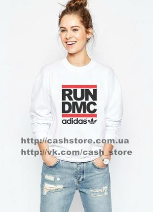 Жіночий світшот / толстовка adidas originals run dmc