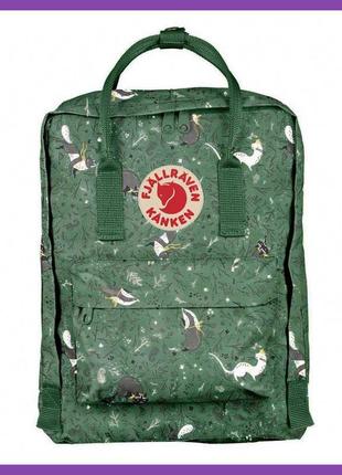 Рюкзак fjallraven kanken classic (green art)