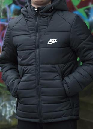 Мужская куртка nike sportswear hooded down jacket black