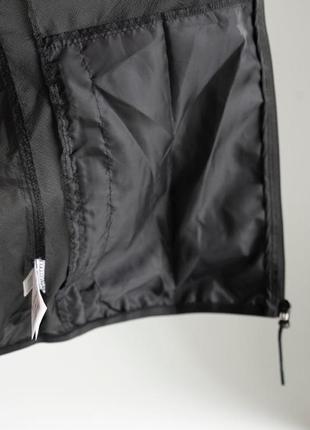 Куртка вітровка чоловіча чорна легка з капюшоном adidas8 фото