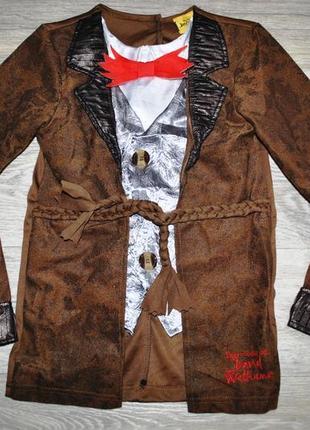 Піджак коричневий карнавальний 9-10 років зріст 135-140 см герма.4 фото
