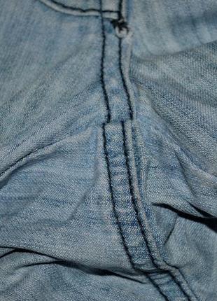 Бриджи женские светлые голубые xs капри шорты удлиненные стильные6 фото