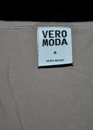 Сукня пеньюар базовий бежевий ажурний низ vero moda італія s/m7 фото