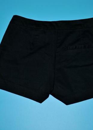 Круті шорти xs / s короткі чорні косі кишені бренд h&m шв...6 фото