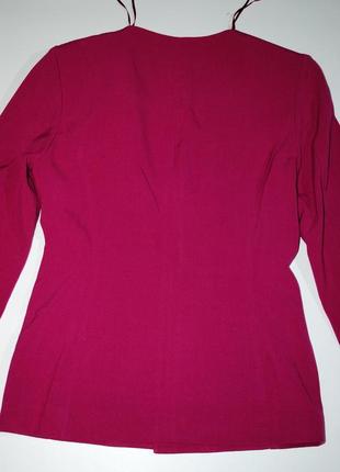Піджак жіночий m&s бренд фуксія s приталений яскравий рожевий4 фото