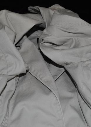 Піджак жакет жіночий h&m бежевий сірий xs-s джинсовий осінній...6 фото