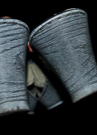 Шльопанці шльопанці сабо танкетка шкіряні жіночі натуральні босо.7 фото