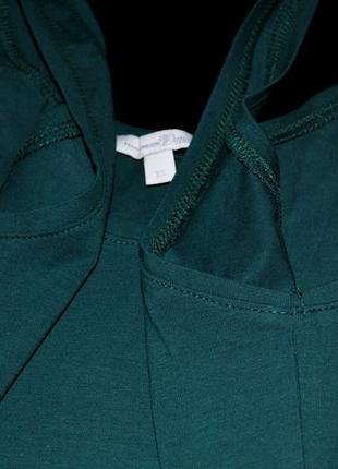 Майка tom tailor бренд смарагдова зелена xs s m&s cos герман...3 фото