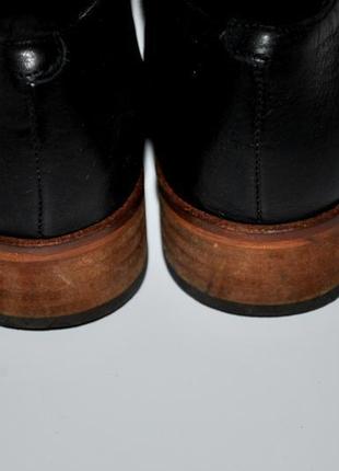 Туфлі запалення office шкіряні закриті низький каблук натуральна.9 фото