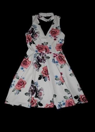 Сукня ніжне квіткове літній з німеччини жіноча щільне нарядів...2 фото