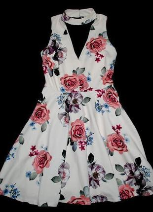 Сукня ніжне квіткове літній з німеччини жіноча щільне нарядів...8 фото