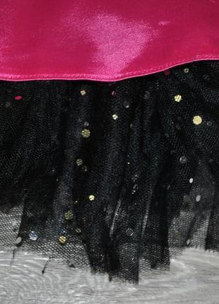 Платье disney розовое со стразами пышное новогоднее нарядное 9...8 фото