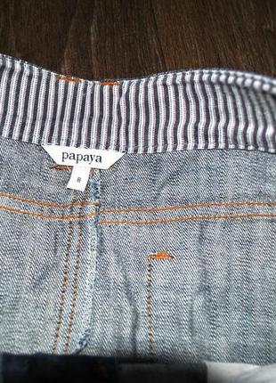 Спідниця міні s синя джинсова модна крута стильна бренд6 фото