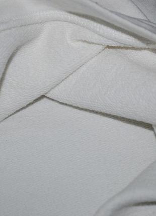 Світшот 7 років 122 см білий теплий светр бренд zara з обьемной..4 фото