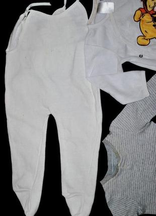 Комплект лот піжама чоловічок штани для малюка 9-12 міс8 фото