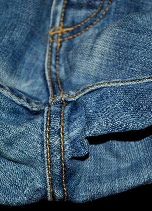 Крутые женские джинсы denim германия темные синие плотные прям...7 фото