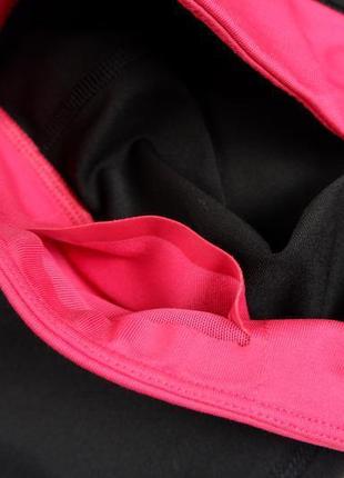 Спортивні бриджі l puma чорні рожеві лосини легенси жіночі7 фото