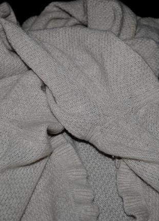 Кофта m накидка светр 100% pure кашемір кашеміровий капучино5 фото