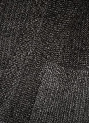 Кардиган светр l кофта подовжена з кишенями бежевий в'язаний...9 фото