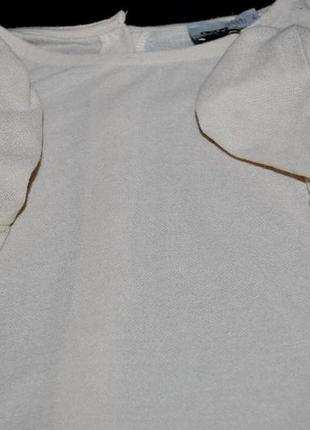 Ніжна жіноча блуза пудрова футболка кофта баска річна беже...4 фото