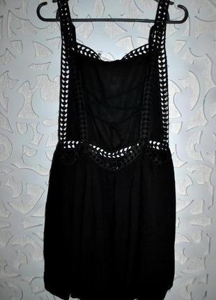 Ексклюзивне плаття незвичайне оригінальне чорне комбінезоном