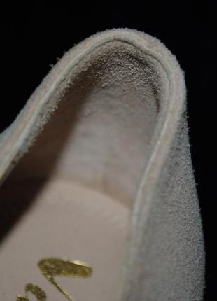 Туфлі 36 ніжні пудрові натуральний замш замшеві бренд van-dal2 фото