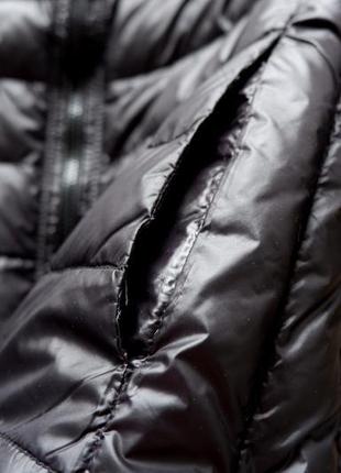 Куртка пуховик жіночий легкий пухова двостороння з кишенями...5 фото