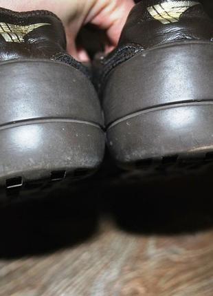 Кожаные gola коричневые кроссовки 37 23.5 см4 фото