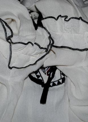 Блузка жіноча біла вишивка бренд німеччина вишиванка кофта кк...7 фото